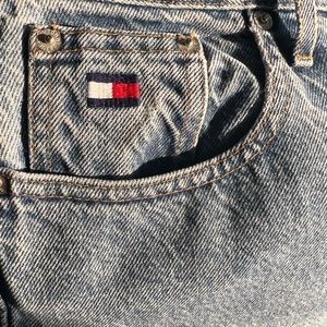 Vintage Straight Leg Light Wash Tommy Hilfiger Jeans